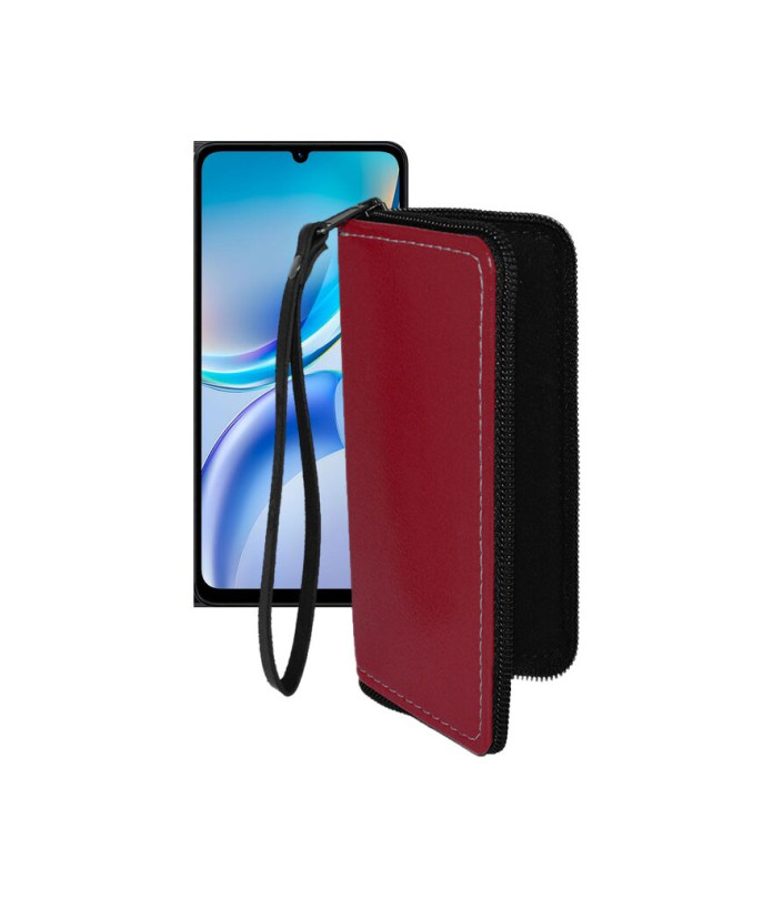 Чохол-гаманець з екошкіри для телефону ZTE Blade A36