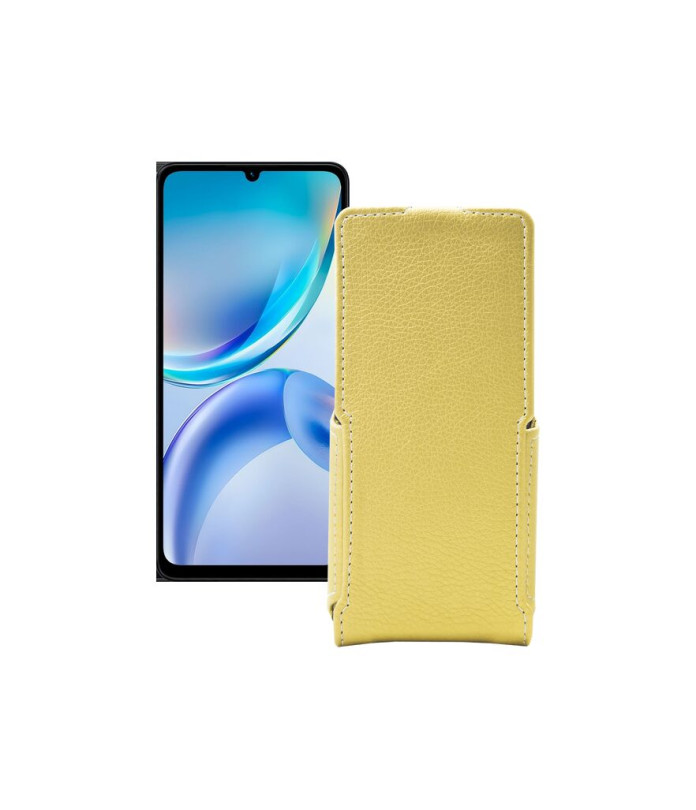 Чохол-флип з екошкіри для телефону ZTE Blade A36