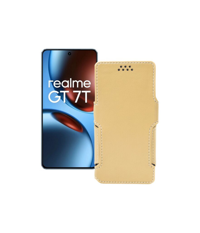 Чохол-книжка з екошкіри для телефону Realme GT 7 ( GT 7T )