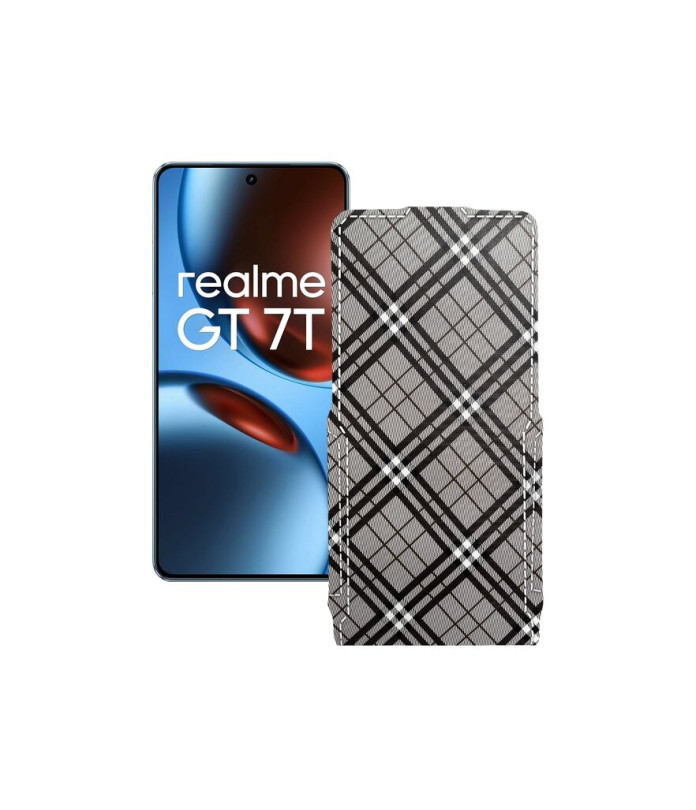 Чохол-флип з екошкіри для телефону Realme GT 7 ( GT 7T )