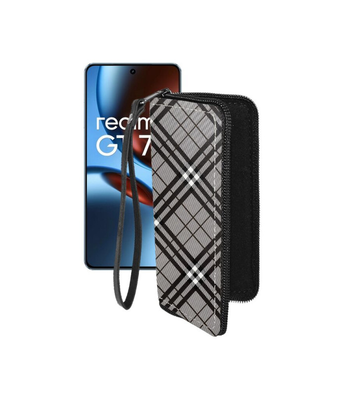 Чохол-гаманець з екошкіри для телефону Realme GT 7 ( GT 7T )
