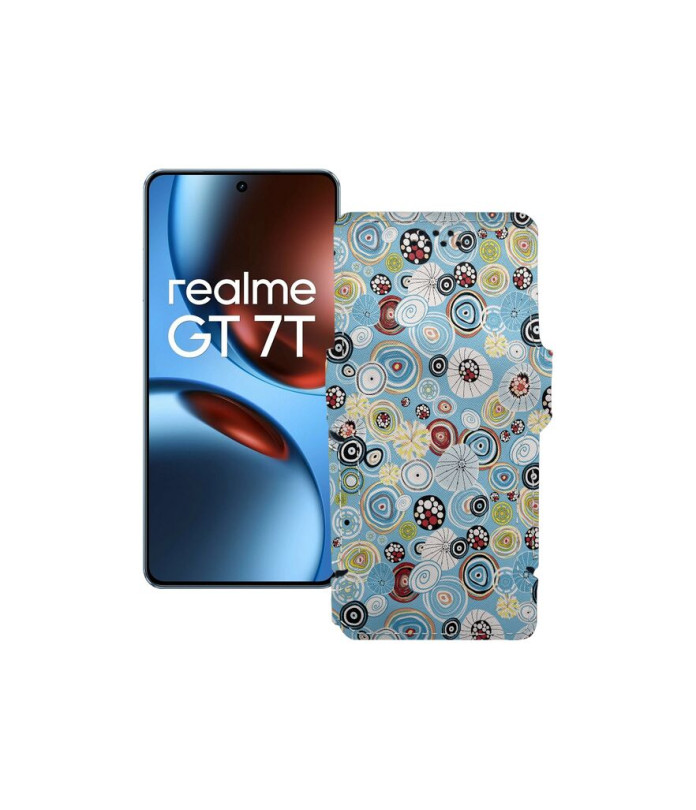 Чохол-книжка з екошкіри для телефону Realme GT 7 ( GT 7T )