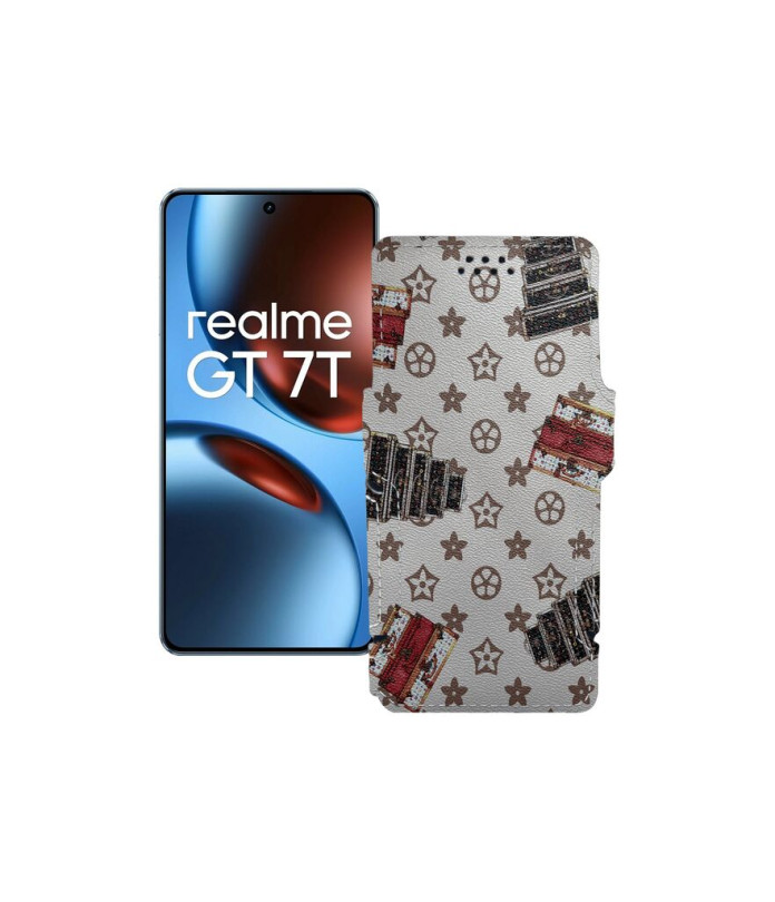 Чохол-книжка з екошкіри для телефону Realme GT 7 ( GT 7T )