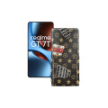 Чохол-флип з екошкіри для телефону Realme GT 7 ( GT 7T )