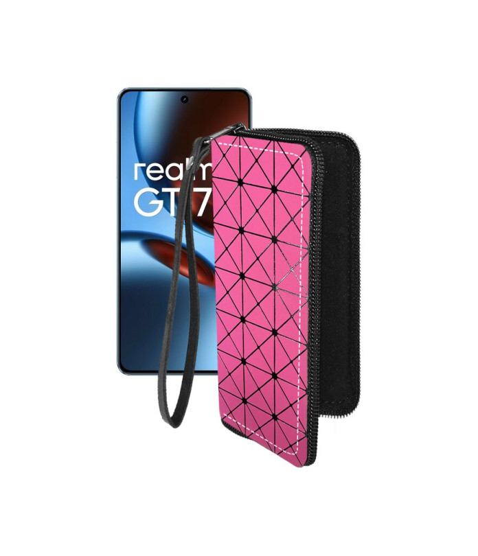 Чохол-гаманець з екошкіри для телефону Realme GT 7 ( GT 7T )