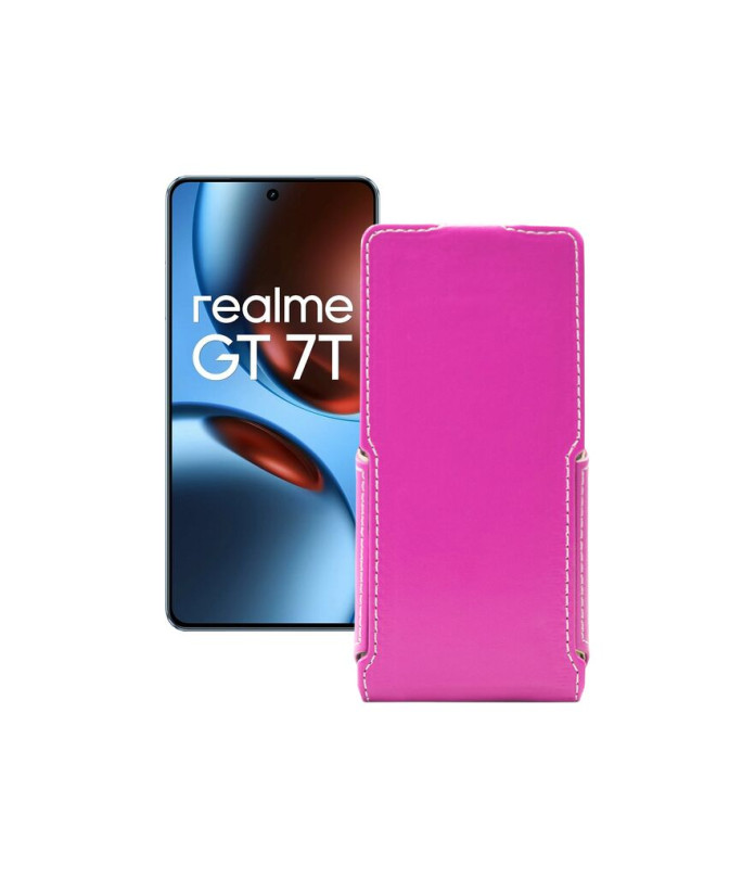 Чохол-флип з екошкіри для телефону Realme GT 7 ( GT 7T )