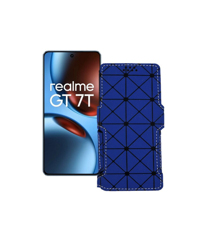 Чохол-книжка з екошкіри для телефону Realme GT 7 ( GT 7T )