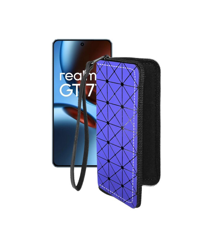 Чохол-гаманець з екошкіри для телефону Realme GT 7 ( GT 7T )