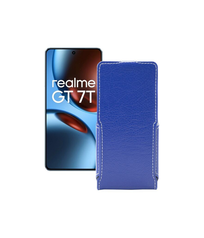 Чохол-флип з екошкіри для телефону Realme GT 7 ( GT 7T )