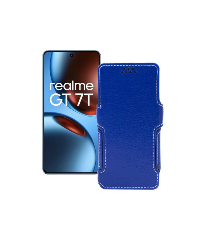Чохол-книжка з екошкіри для телефону Realme GT 7 ( GT 7T )