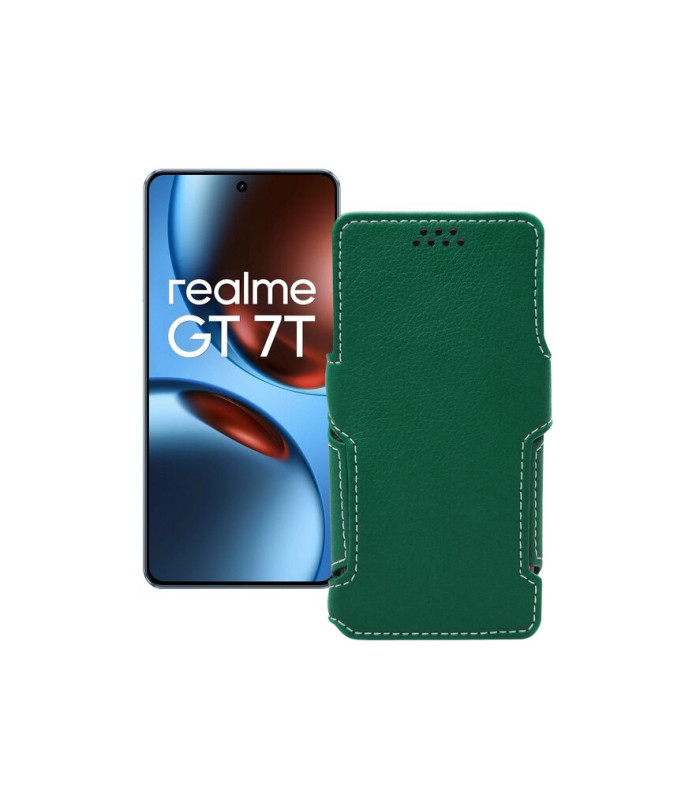 Чохол-книжка з екошкіри для телефону Realme GT 7 ( GT 7T )