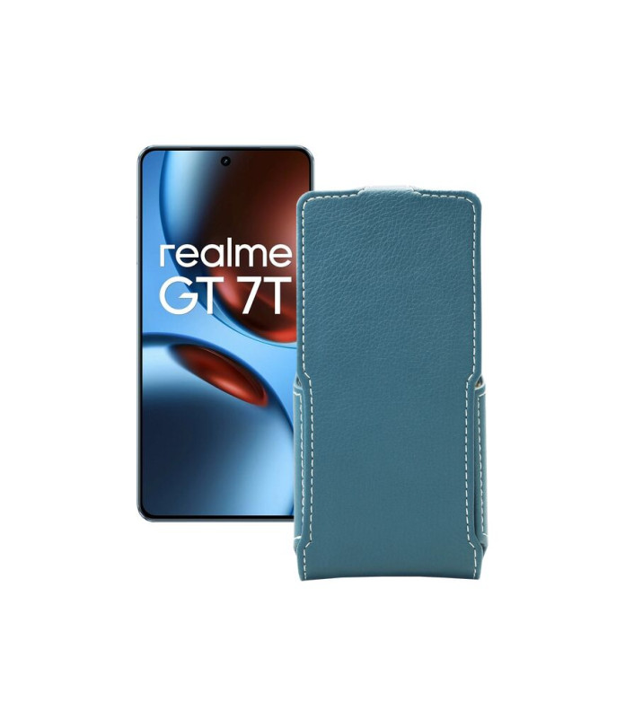 Чохол-флип з екошкіри для телефону Realme GT 7 ( GT 7T )