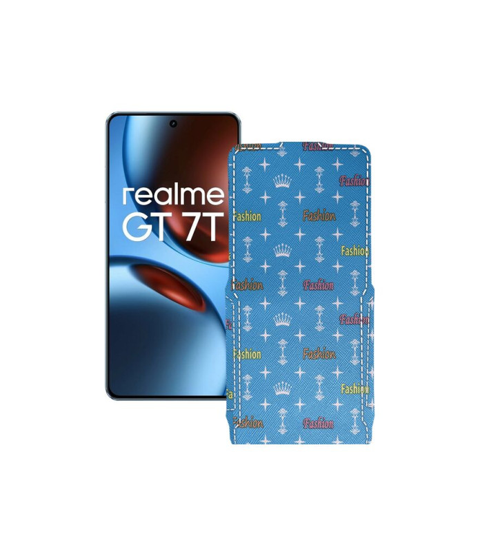 Чохол-флип з екошкіри для телефону Realme GT 7 ( GT 7T )