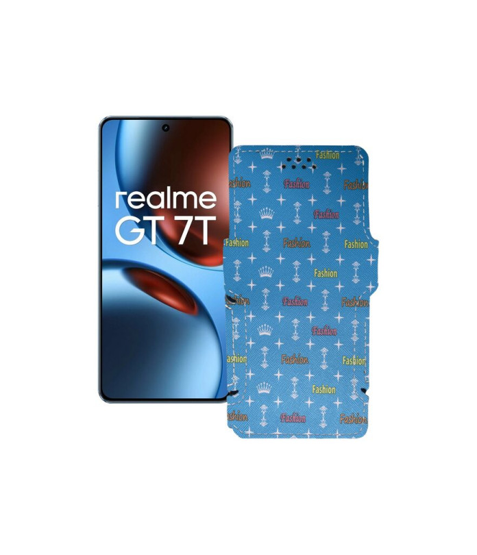 Чохол-книжка з екошкіри для телефону Realme GT 7 ( GT 7T )