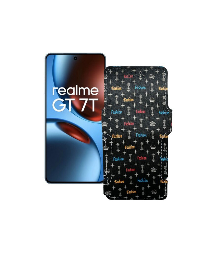Чохол-книжка з екошкіри для телефону Realme GT 7 ( GT 7T )
