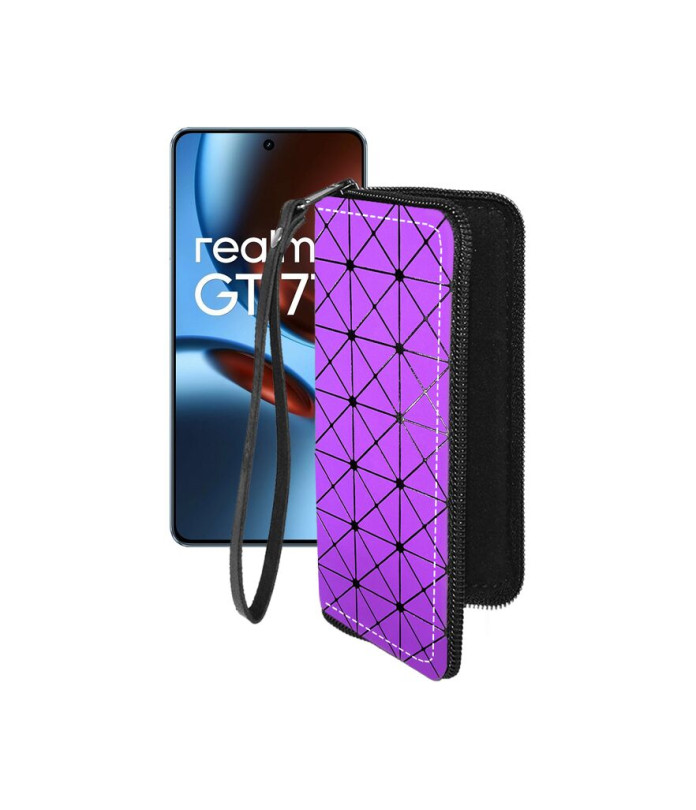 Чохол-гаманець з екошкіри для телефону Realme GT 7 ( GT 7T )