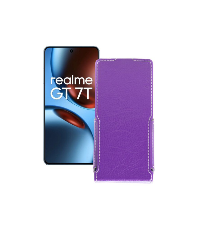 Чохол-флип з екошкіри для телефону Realme GT 7 ( GT 7T )