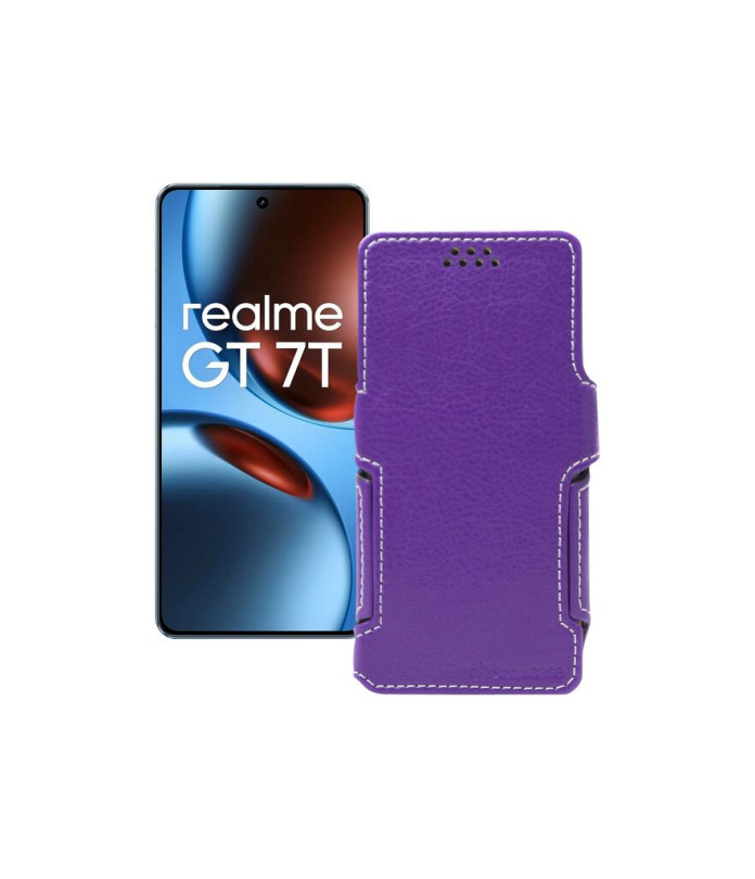Чохол-книжка з екошкіри для телефону Realme GT 7 ( GT 7T )