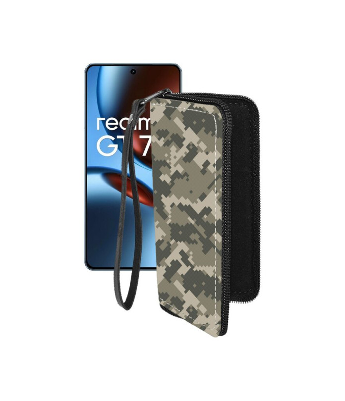 Чохол-гаманець з екошкіри для телефону Realme GT 7 ( GT 7T )