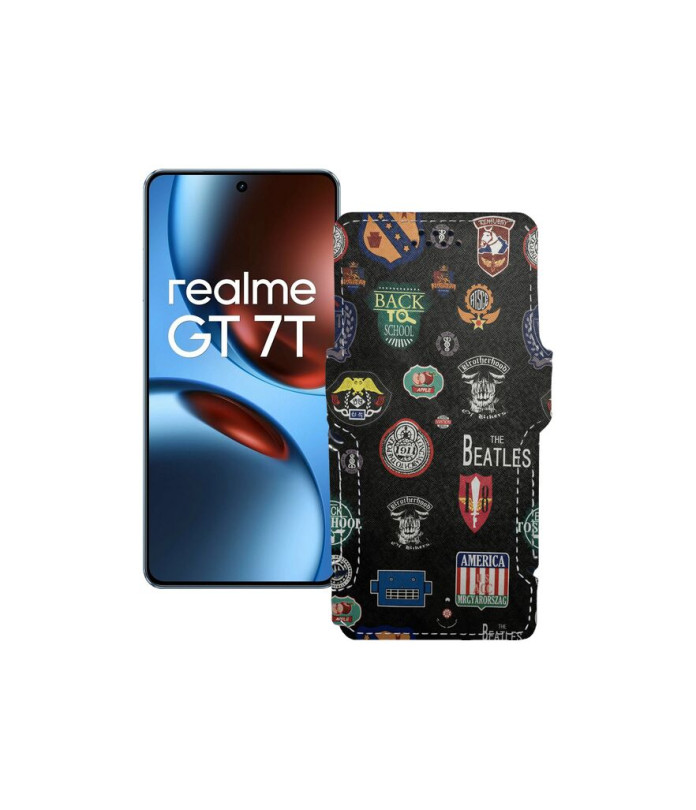 Чохол-книжка з екошкіри для телефону Realme GT 7 ( GT 7T )