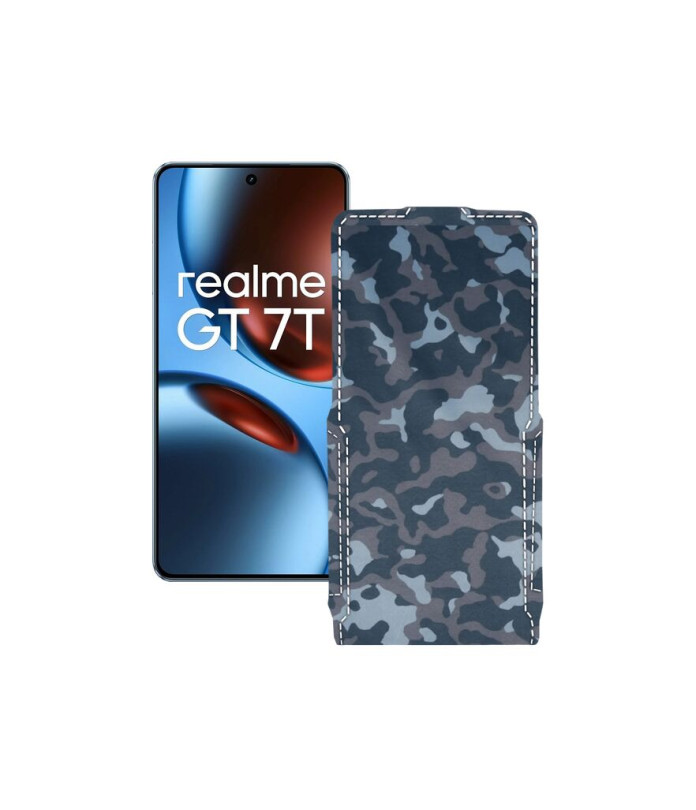 Чохол-флип з екошкіри для телефону Realme GT 7 ( GT 7T )