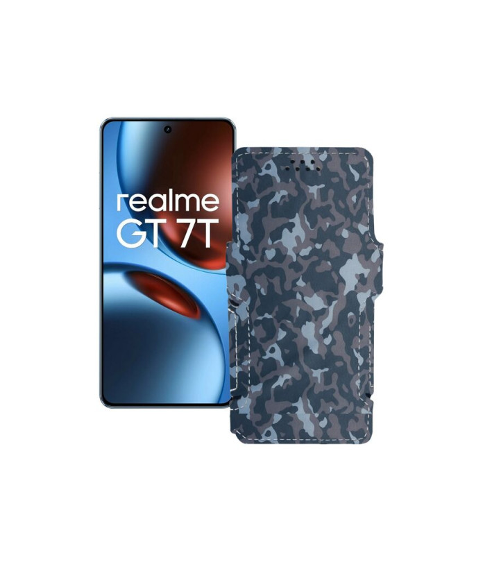 Чохол-книжка з екошкіри для телефону Realme GT 7 ( GT 7T )