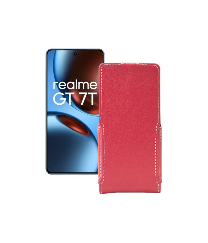 Чохол-флип з екошкіри для телефону Realme GT 7 ( GT 7T )