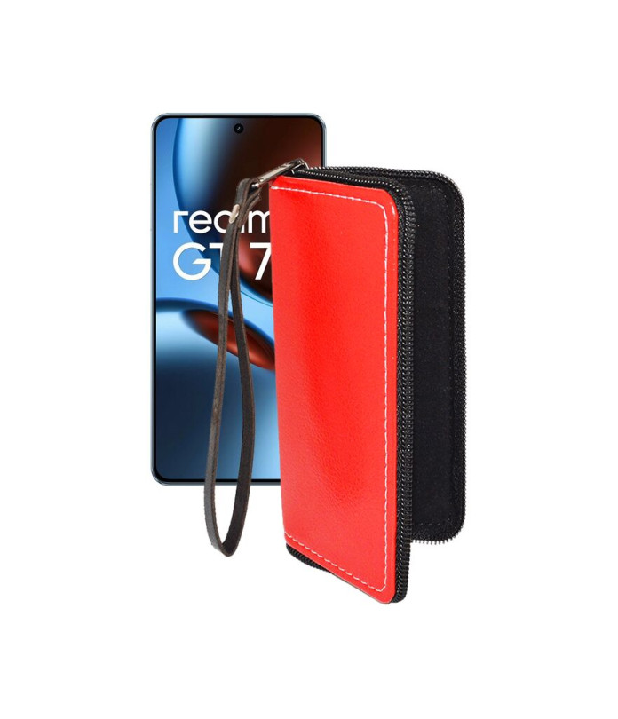 Чохол-гаманець з екошкіри для телефону Realme GT 7 ( GT 7T )