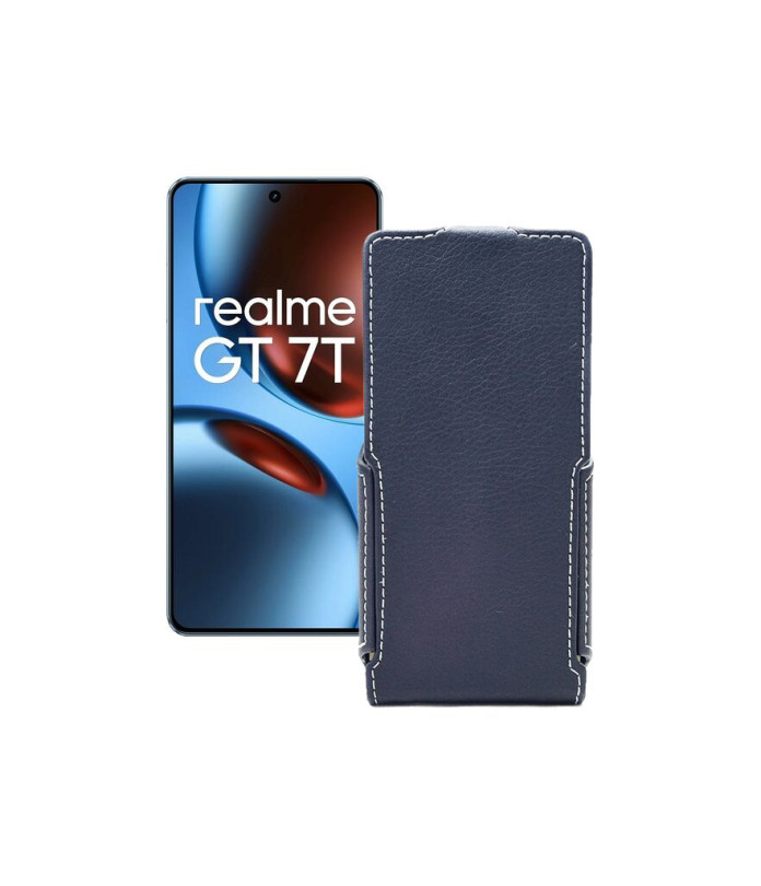 Чохол-флип з екошкіри для телефону Realme GT 7 ( GT 7T )