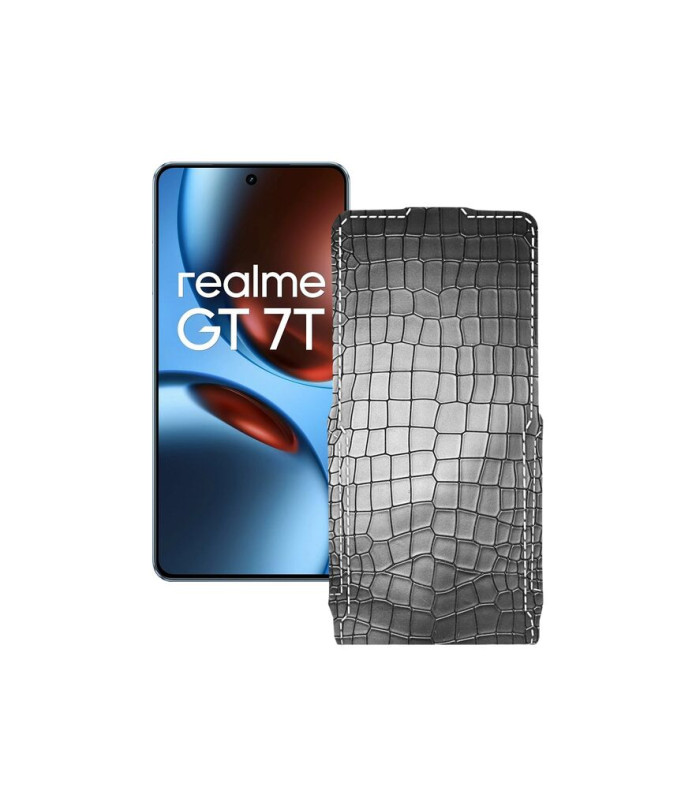 Чохол-флип з екошкіри для телефону Realme GT 7 ( GT 7T )