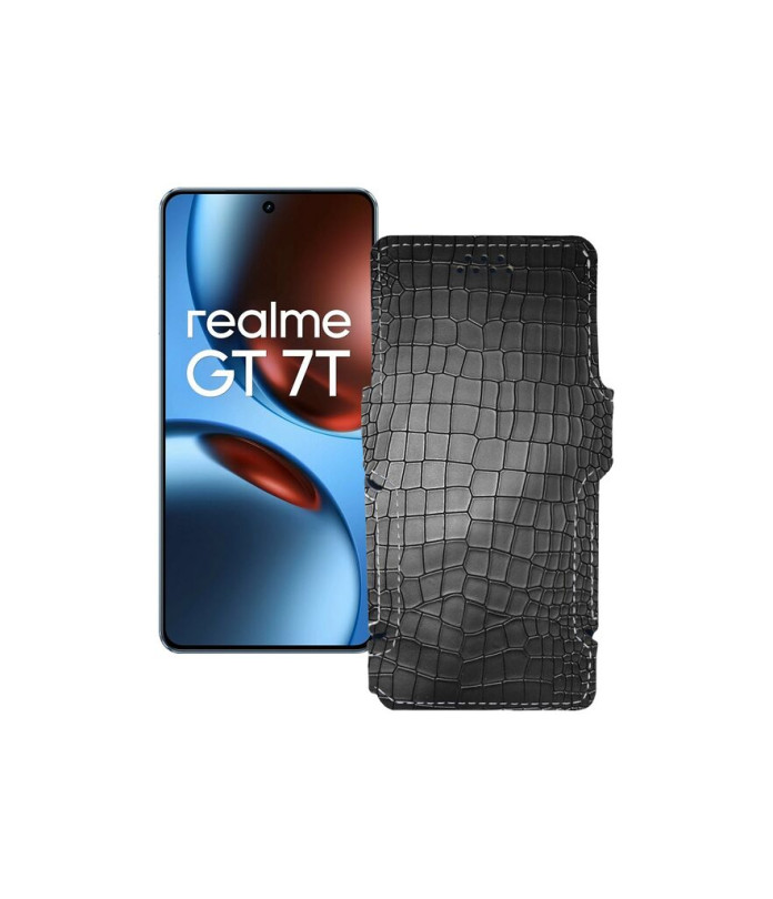 Чохол-книжка з екошкіри для телефону Realme GT 7 ( GT 7T )
