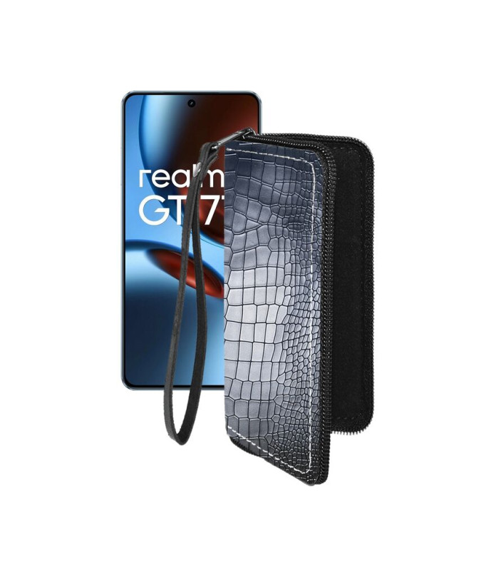 Чохол-гаманець з екошкіри для телефону Realme GT 7 ( GT 7T )