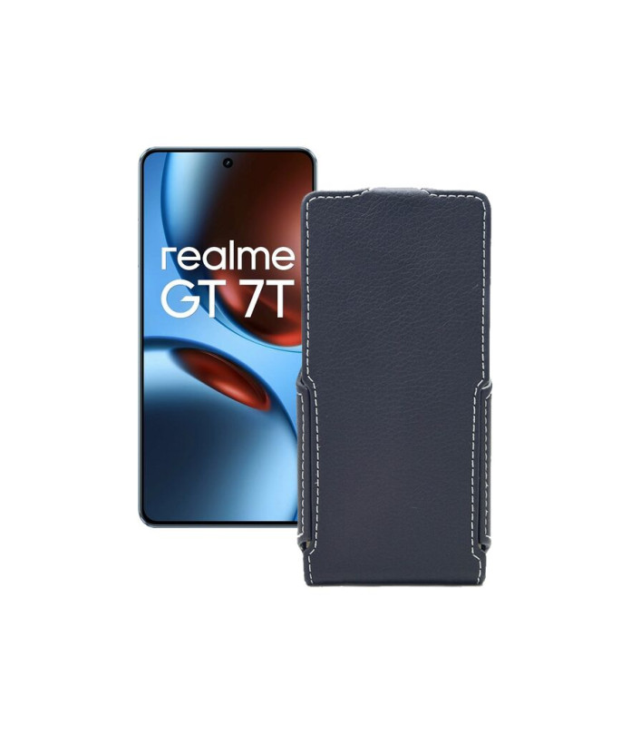 Чохол-флип з екошкіри для телефону Realme GT 7 ( GT 7T )