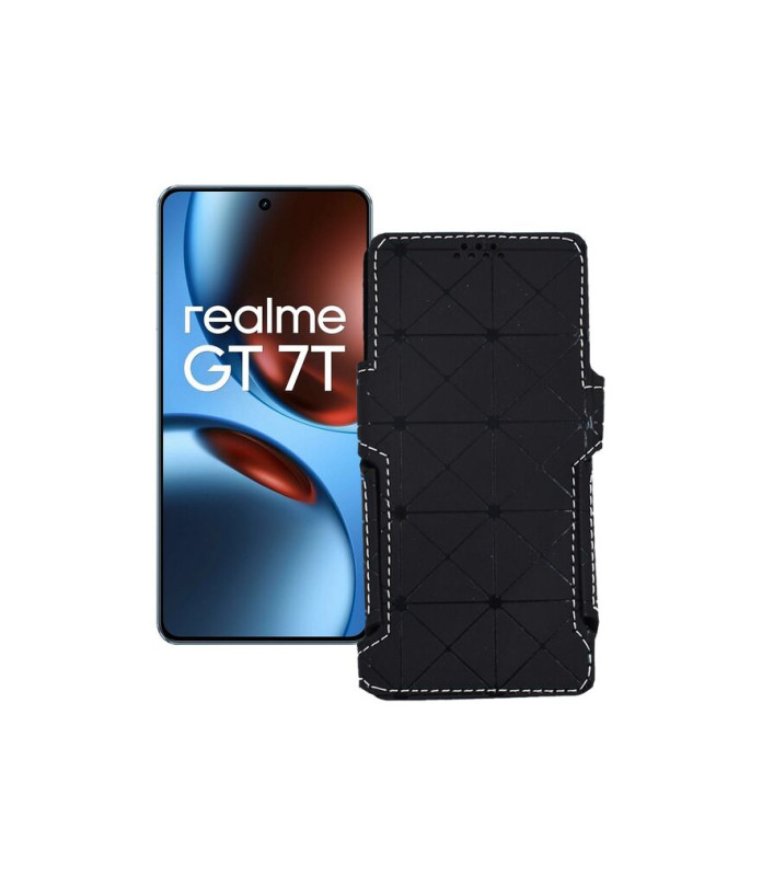Чохол-книжка з екошкіри для телефону Realme GT 7 ( GT 7T )