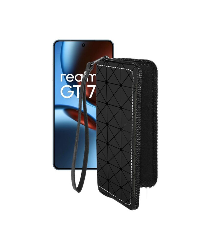 Чохол-гаманець з екошкіри для телефону Realme GT 7 ( GT 7T )