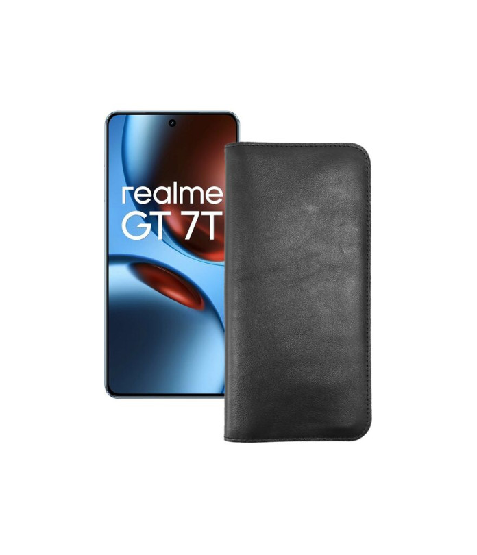 Портмоне з шкіри для телефону Realme GT 7 ( GT 7T )