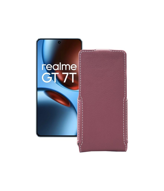 Чохол-флип з екошкіри для телефону Realme GT 7 ( GT 7T )