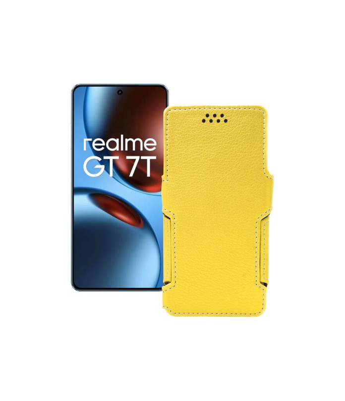 Чохол-книжка з екошкіри для телефону Realme GT 7 ( GT 7T )