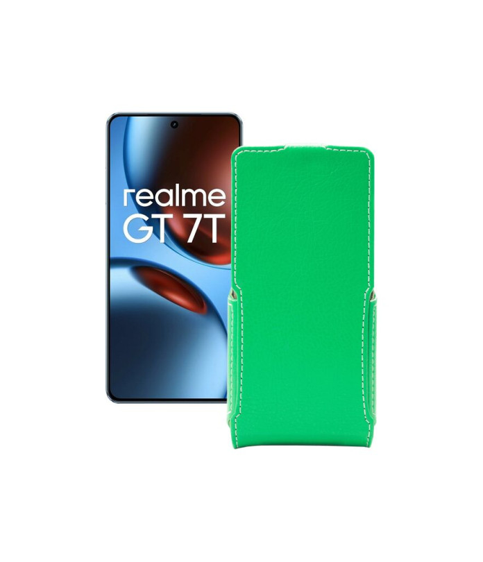 Чохол-флип з екошкіри для телефону Realme GT 7 ( GT 7T )
