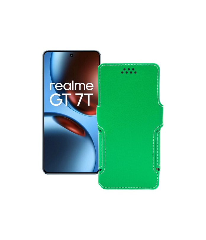 Чохол-книжка з екошкіри для телефону Realme GT 7 ( GT 7T )