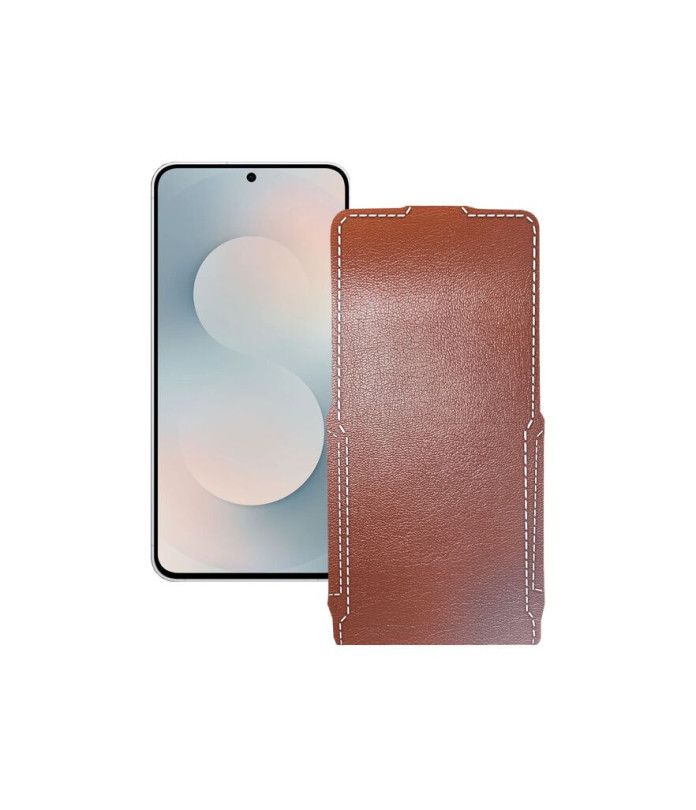 Чохол-флип з екошкіри для телефону Samsung Galaxy S25 FE (S731)