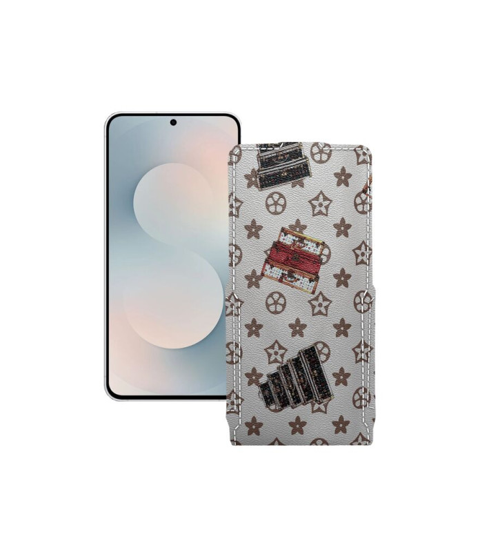 Чохол-флип з екошкіри для телефону Samsung Galaxy S25 FE (S731)