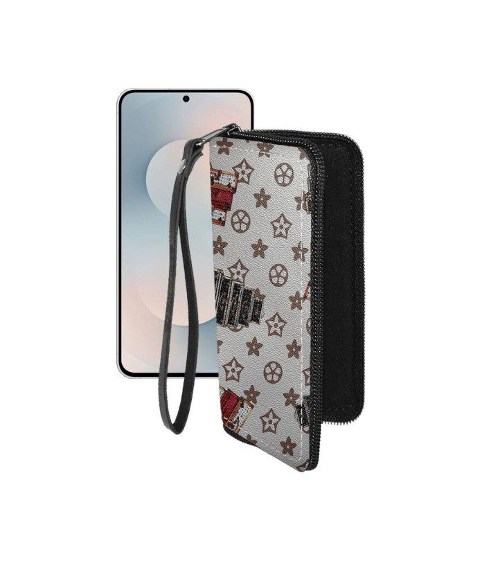 Чохол-гаманець з екошкіри для телефону Samsung Galaxy S25 FE (S731)