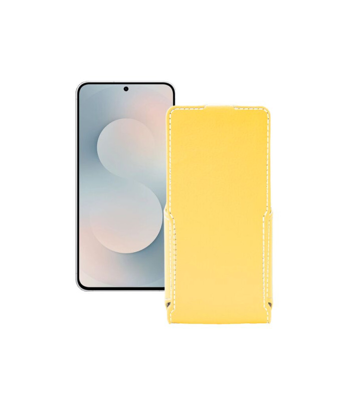 Чохол-флип з екошкіри для телефону Samsung Galaxy S25 FE (S731)