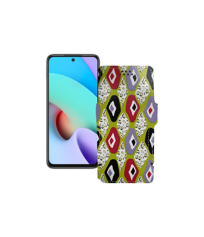 Чохол-книжка з екошкіри для телефону Xiaomi Redmi 10 2022