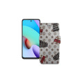 Чохол-книжка з екошкіри для телефону Xiaomi Redmi 10 2022