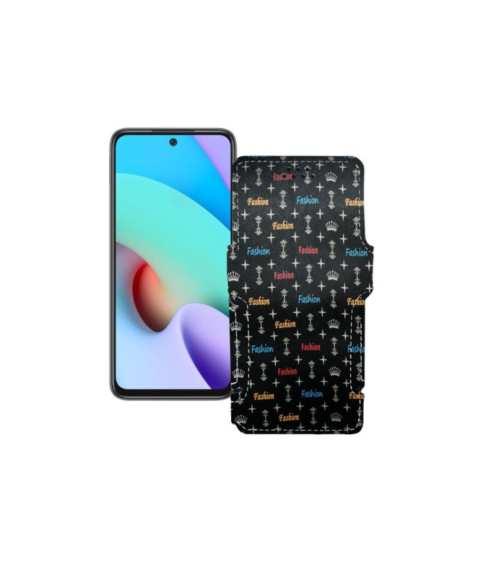 Чохол-книжка з екошкіри для телефону Xiaomi Redmi 10 2022