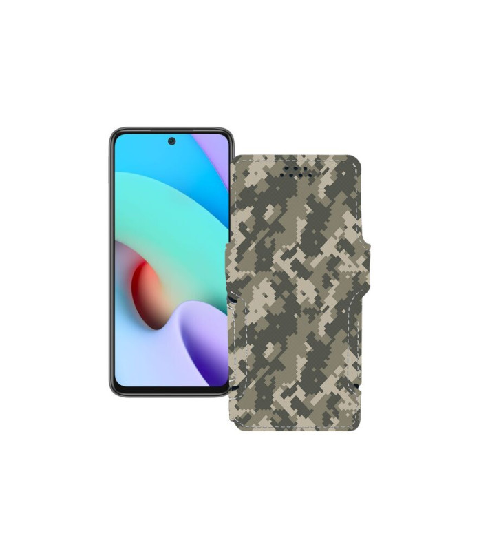 Чохол-книжка з екошкіри для телефону Xiaomi Redmi 10 2022