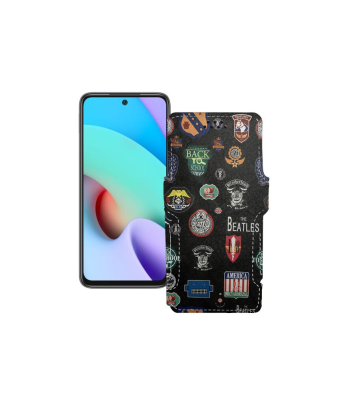 Чохол-книжка з екошкіри для телефону Xiaomi Redmi 10 2022