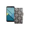 Чохол-книжка з екошкіри для телефону Motorola Nexus 6